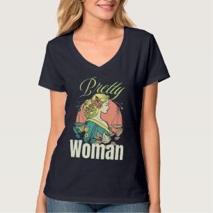 Pretty Woman – Captivating Beauty Illustration T-Shirt