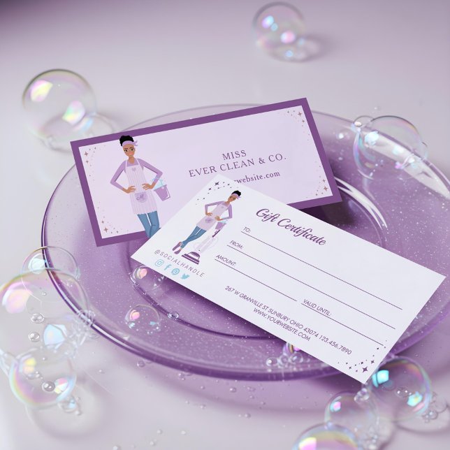 Pretty Woman Cleaning Services Gift Certificate (Creator Uploaded)