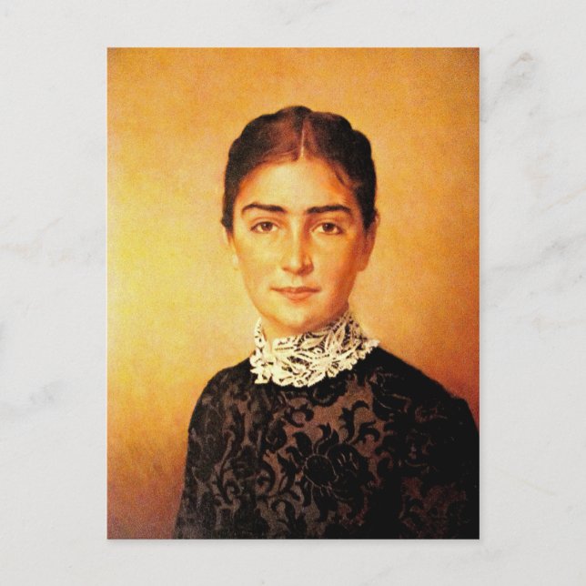 Pretty Woman Portrait Postcard (Front)