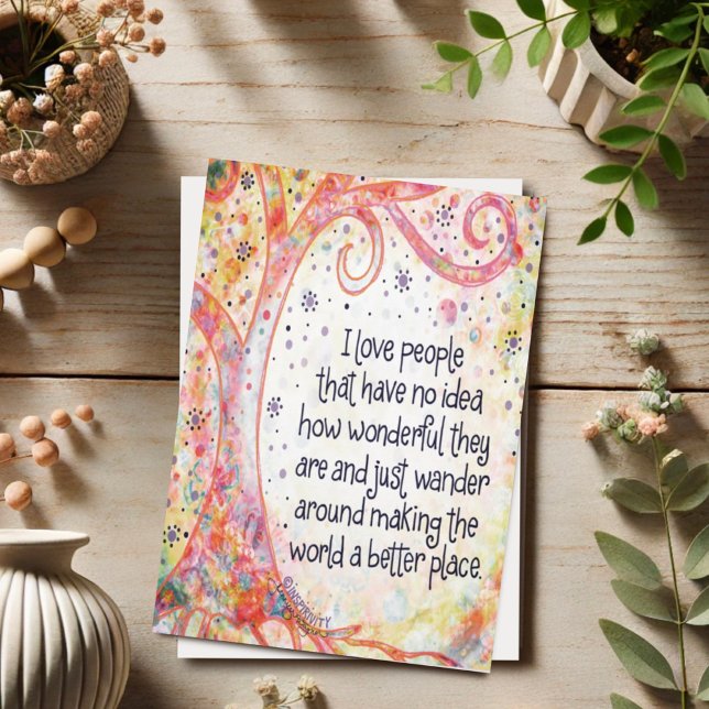  Pretty Wonderful People Inspirational Quote Card (Creator Uploaded)