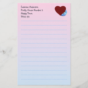 Pretty Writing Paper for Children