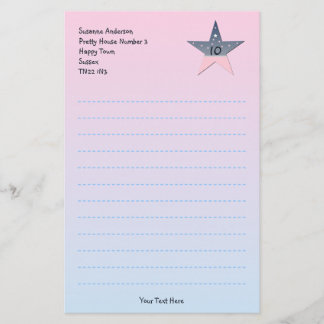 Pretty Writing Paper for Children