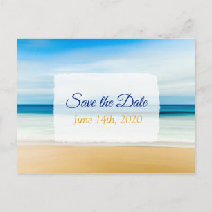 Pretty Yellow Daffodil Flowers Save the Date Postcard