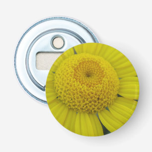 Pretty yellow marguerite bottle opener