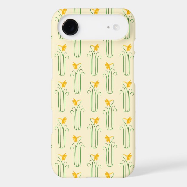Pretty Yellow Spring Daffodils Case-Mate iPhone Case (Back)