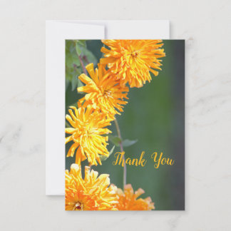 Pretty Zenia Floral Thank You Card