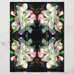 PrettyCrabapple Blossoms Scrapbook Paper