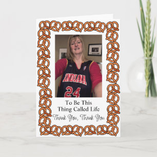 Pretzel Card for Deb's Retirement