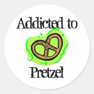 Pretzel Classic Round Sticker