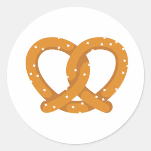 Pretzel Classic Round Sticker