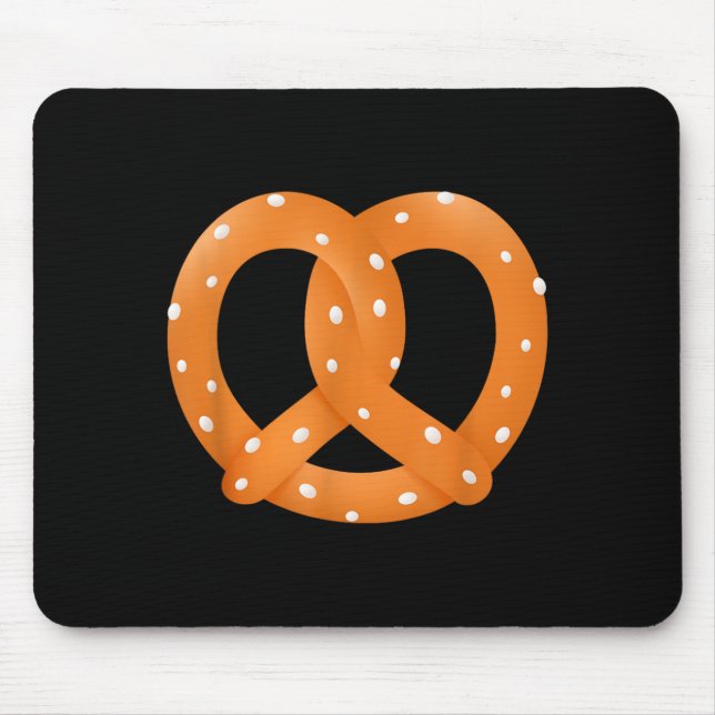 Pretzel Costume Funny Halloween Mouse Mat (Front)