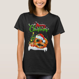 Pretzel Food   Xmas Decorations Santa Pretzel Chri T-Shirt