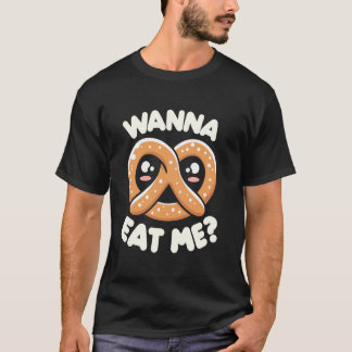 Pretzel Lover Kids Pretzel Day Kawaii T-Shirt