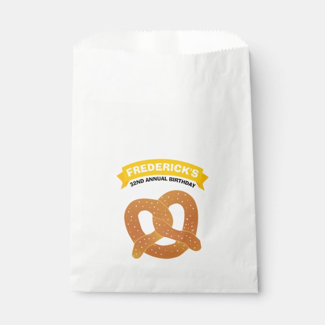 Pretzel Party Favour Bags (Front)