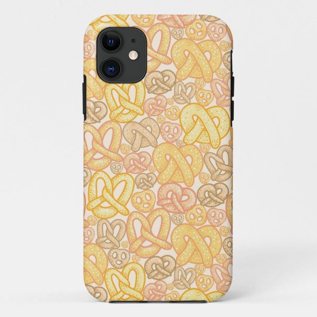 Pretzel Pattern Case-Mate iPhone Case (Back)