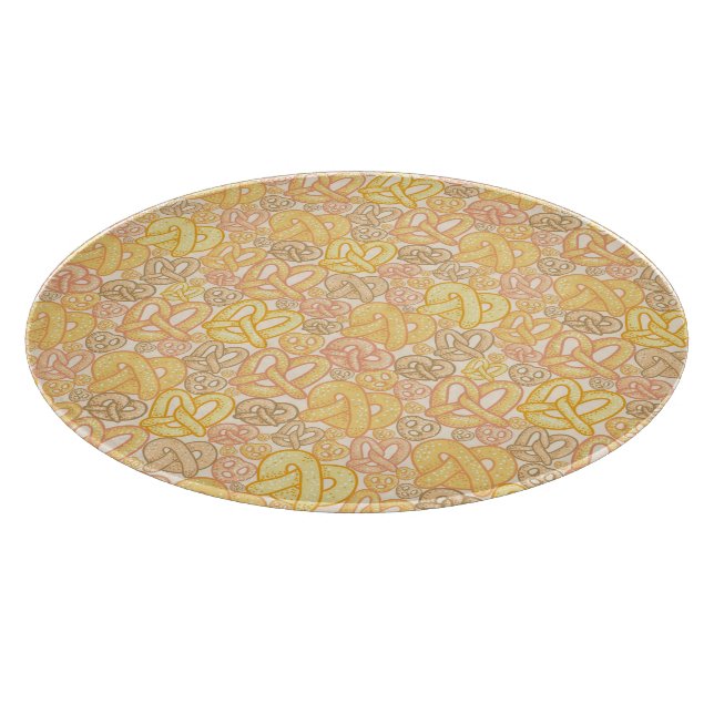 Pretzel Pattern Cutting Board (Corner)