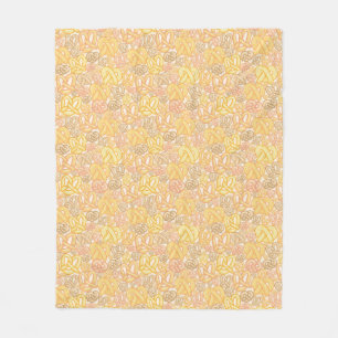 Pretzel Pattern Fleece Blanket