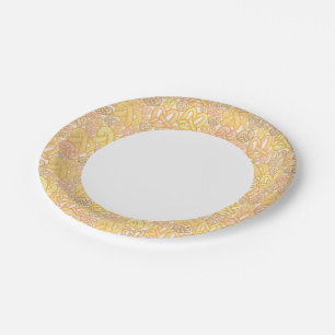 Pretzel Pattern Paper Plate