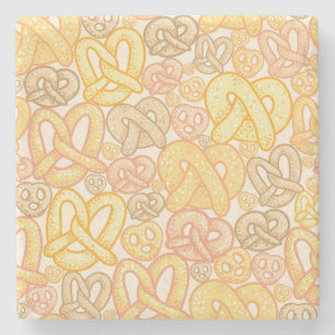 Pretzel Pattern Stone Coaster