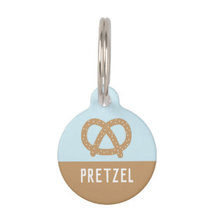 Pretzel Pet Tag