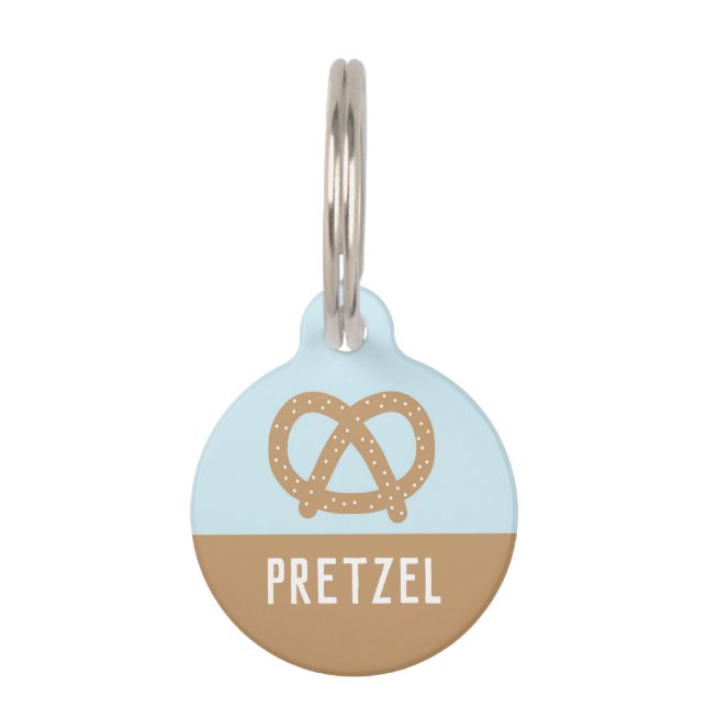 Pretzel Pet Tag (Front)