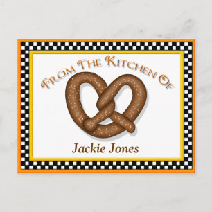 Pretzel Recipe Cards