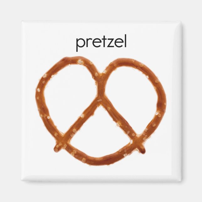 Pretzel Refrigerator Magnet (Front)