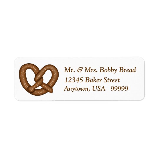 Pretzel Return Address Labels
