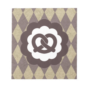 pretzel vintage notepad