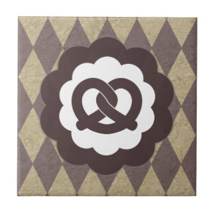 pretzel vintage tile
