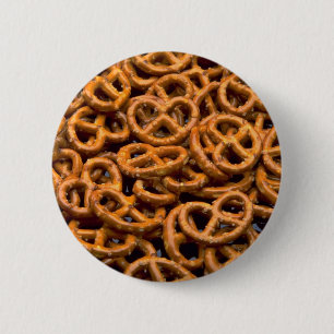 Pretzels 6 Cm Round Badge