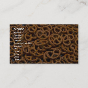 Pretzels Business Card
