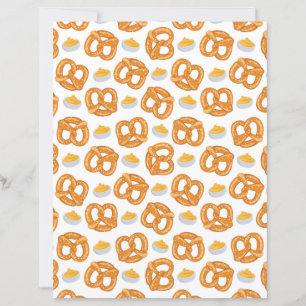Pretzels & Cheese Scrapbook Paper