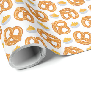 Pretzels & Cheese Wrapping Paper