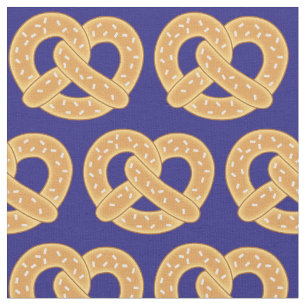 Pretzels Cute Food Kids Fabric