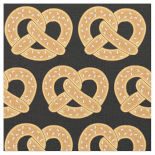 Pretzels Cute Food Kids Fabric