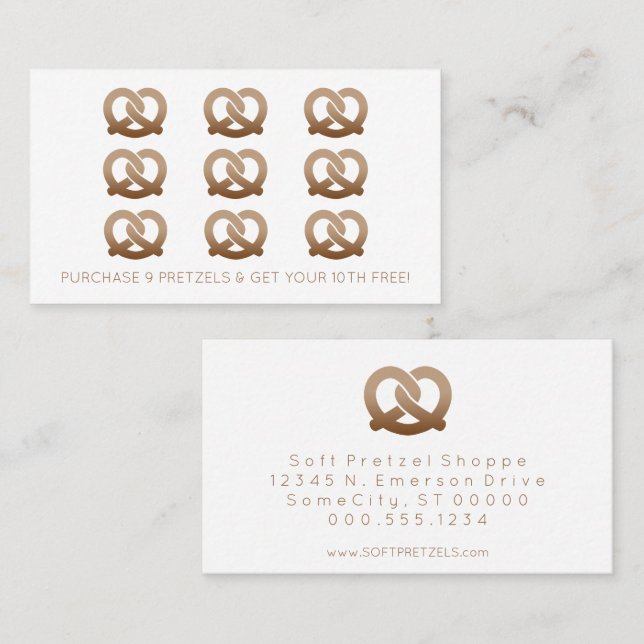 pretzels loyalty stamp (Front/Back)