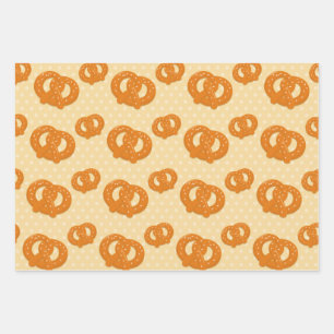 Pretzels Wrapping Paper Sheet