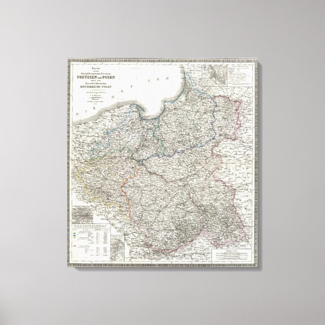 Preussen, Posen, Polen Canvas Print (Front)