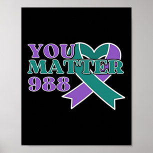 Prevention 988 You Problem Pocket Design  Poster