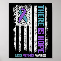 Prevention American Flag Hope Suicide Awareness 
