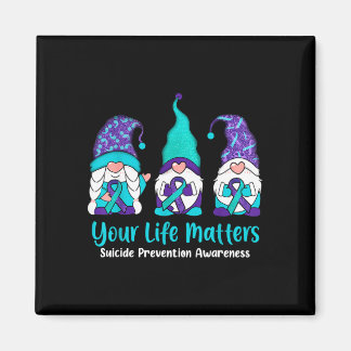 Prevention awareness gnome your life gnomes magnet