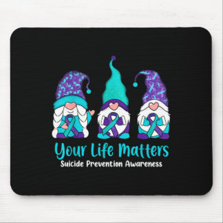 Prevention awareness gnome your life gnomes mouse mat