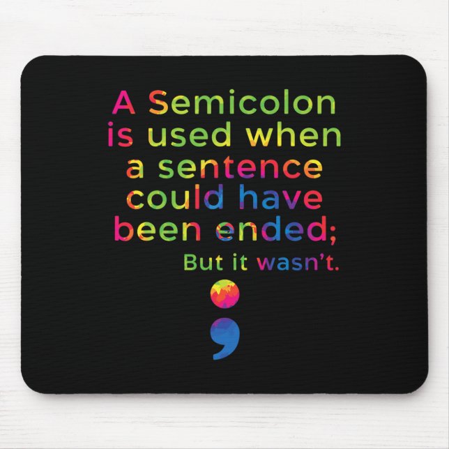 Prevention Awareness Mental Health Depression  Mouse Mat (Front)