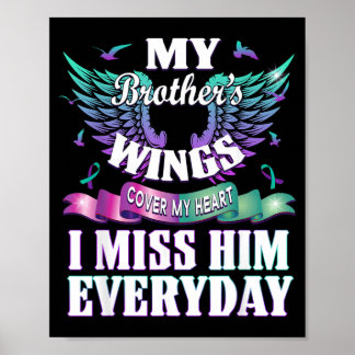 Prevention Awareness Miss Brother Everyday Gift Poster