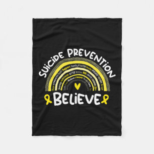 Prevention Awareness Month Suicide Prevention Fleece Blanket