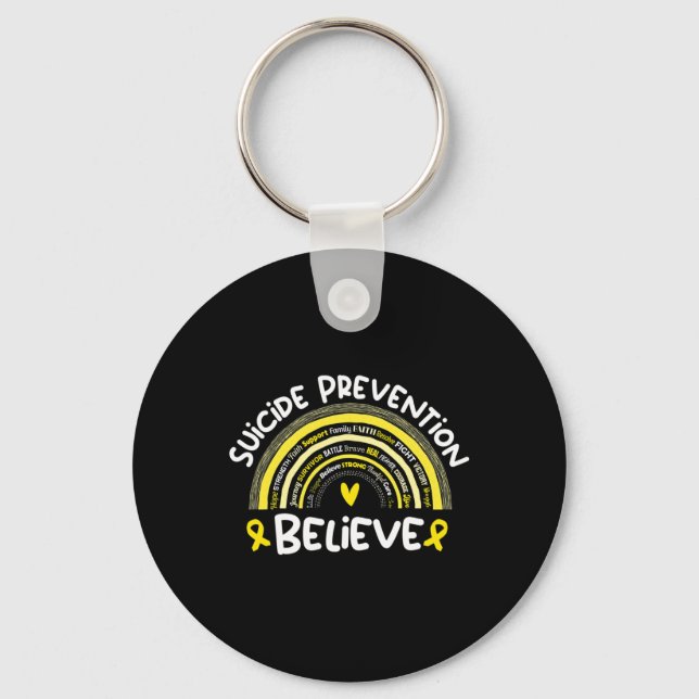 Prevention Awareness Month Suicide Prevention  Key Ring (Front)