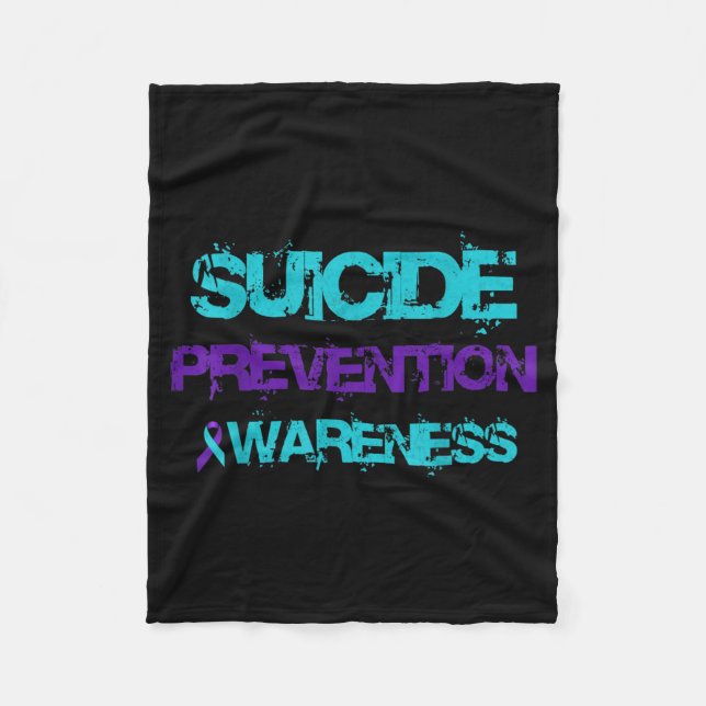 Prevention Graphic Fleece Blanket (Front)