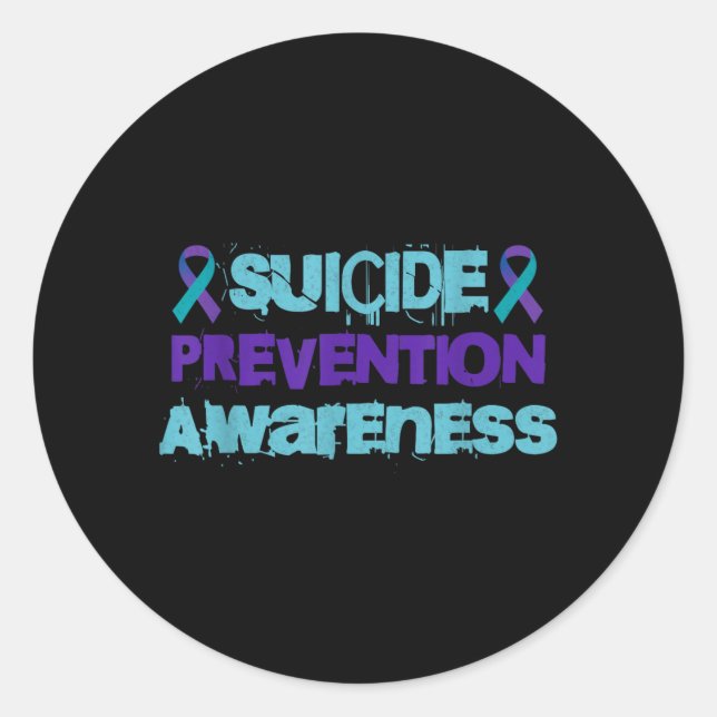 Prevention Illustration Classic Round Sticker (Front)