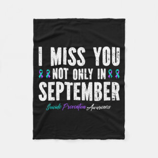 Prevention Miss Mental Health Awareness Fleece Blanket